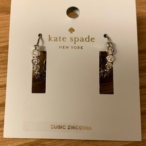 NWT✨ Kate Spade Full Circle Hoop Crystals Earrings